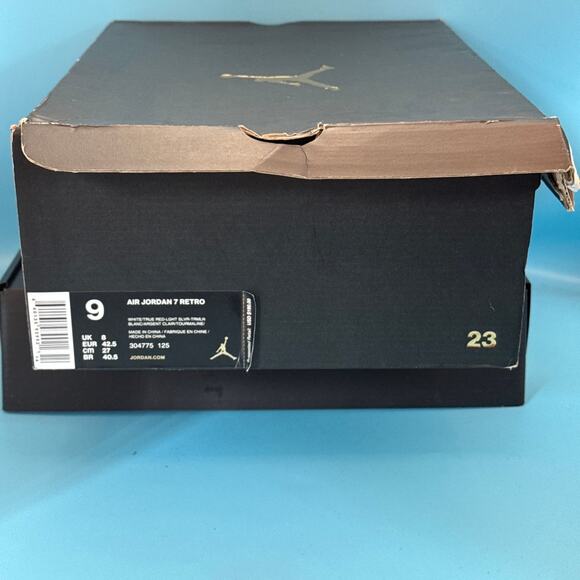 Air Jordan 7 Retro 2015 Hare m9 w10.5 - Picture 8 of 15